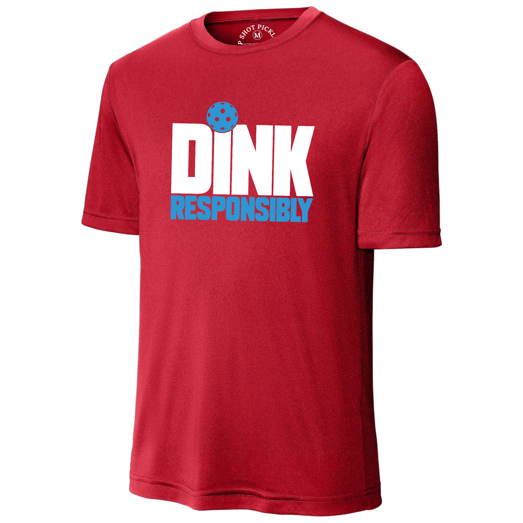 Dink Responsibly Mens Performance Shirt