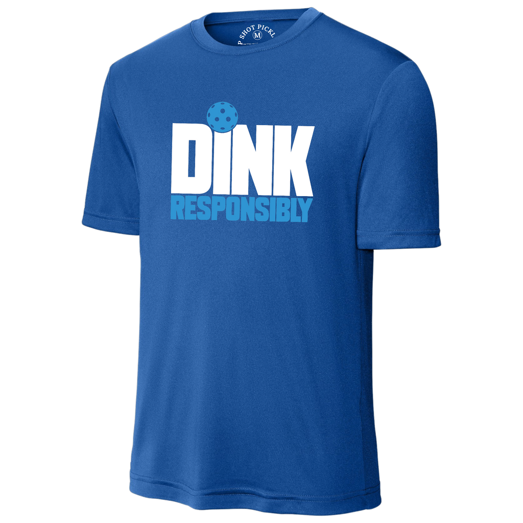 Dink Responsibly Mens Performance Shirt