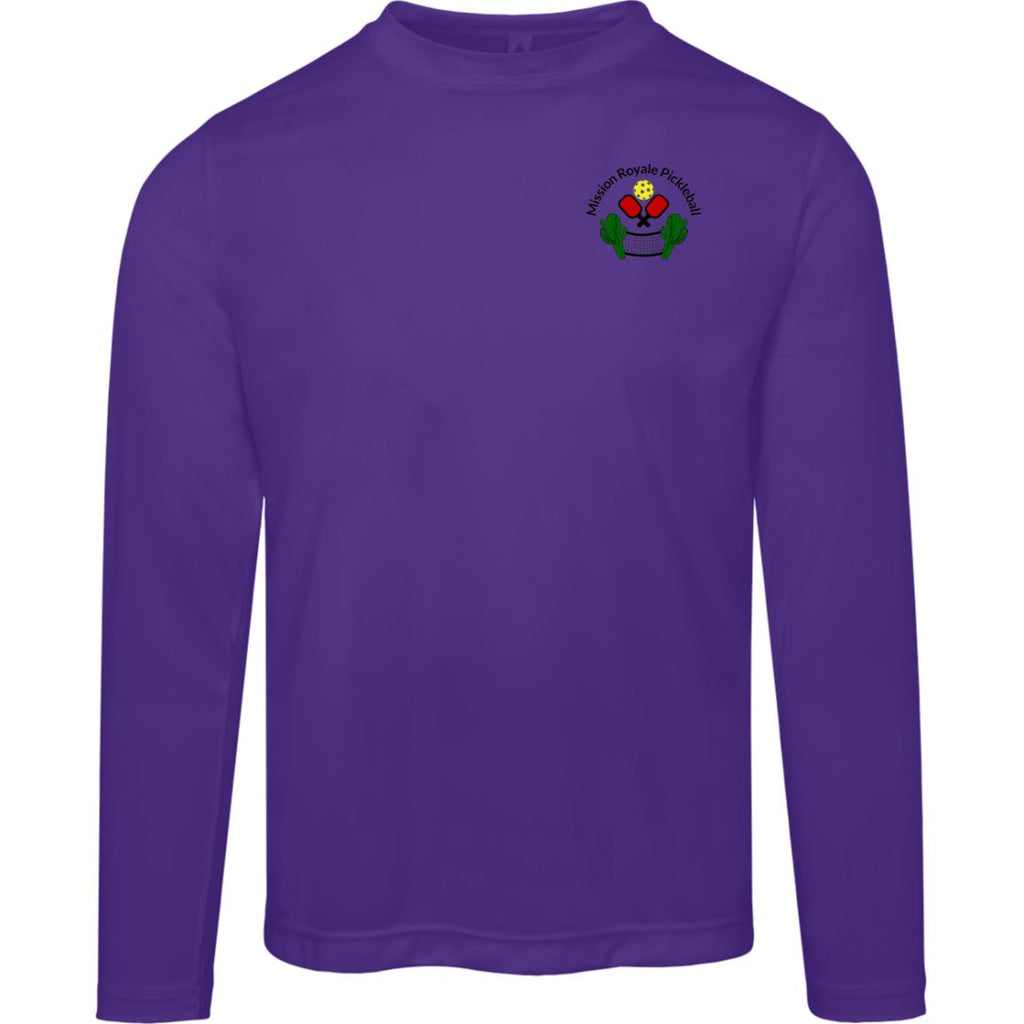 Mission Mens Performance Long Sleeve Small Logo