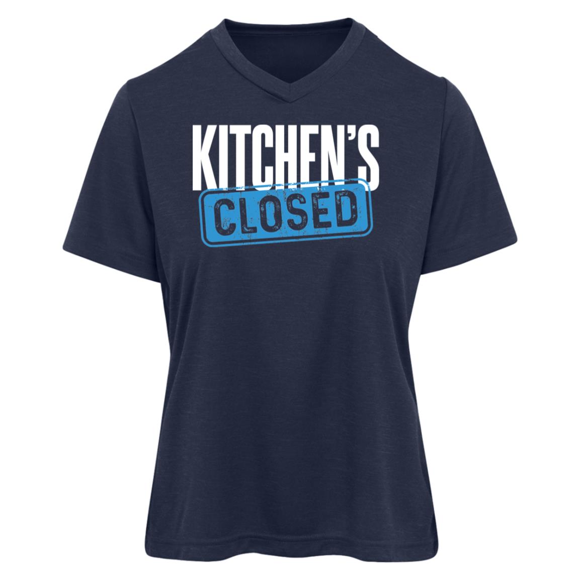 Womens Performance Kitchen Large Logo
