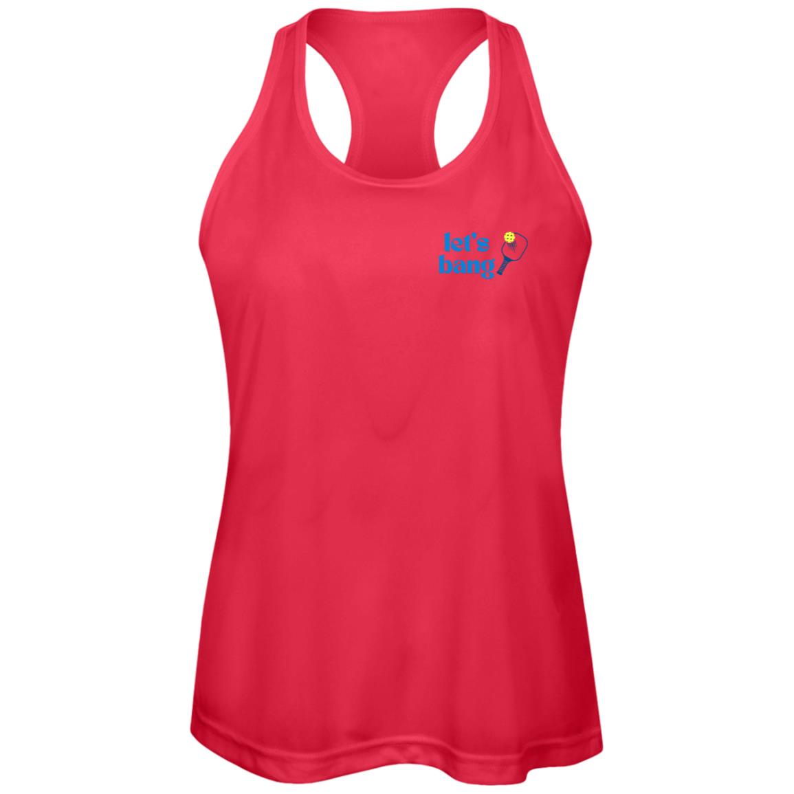 Womens Lets Racerback Small Logo