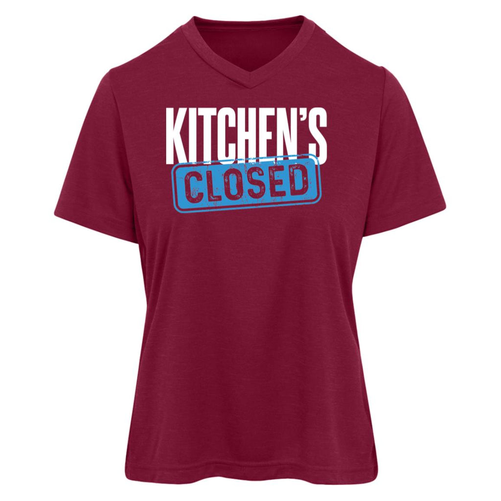 Womens Performance Kitchen Large Logo