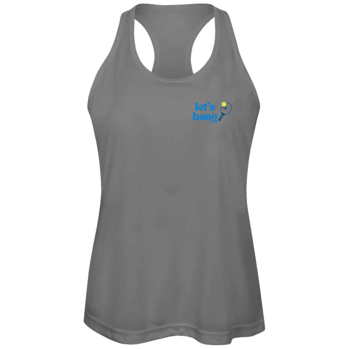 Womens Lets Racerback Small Logo