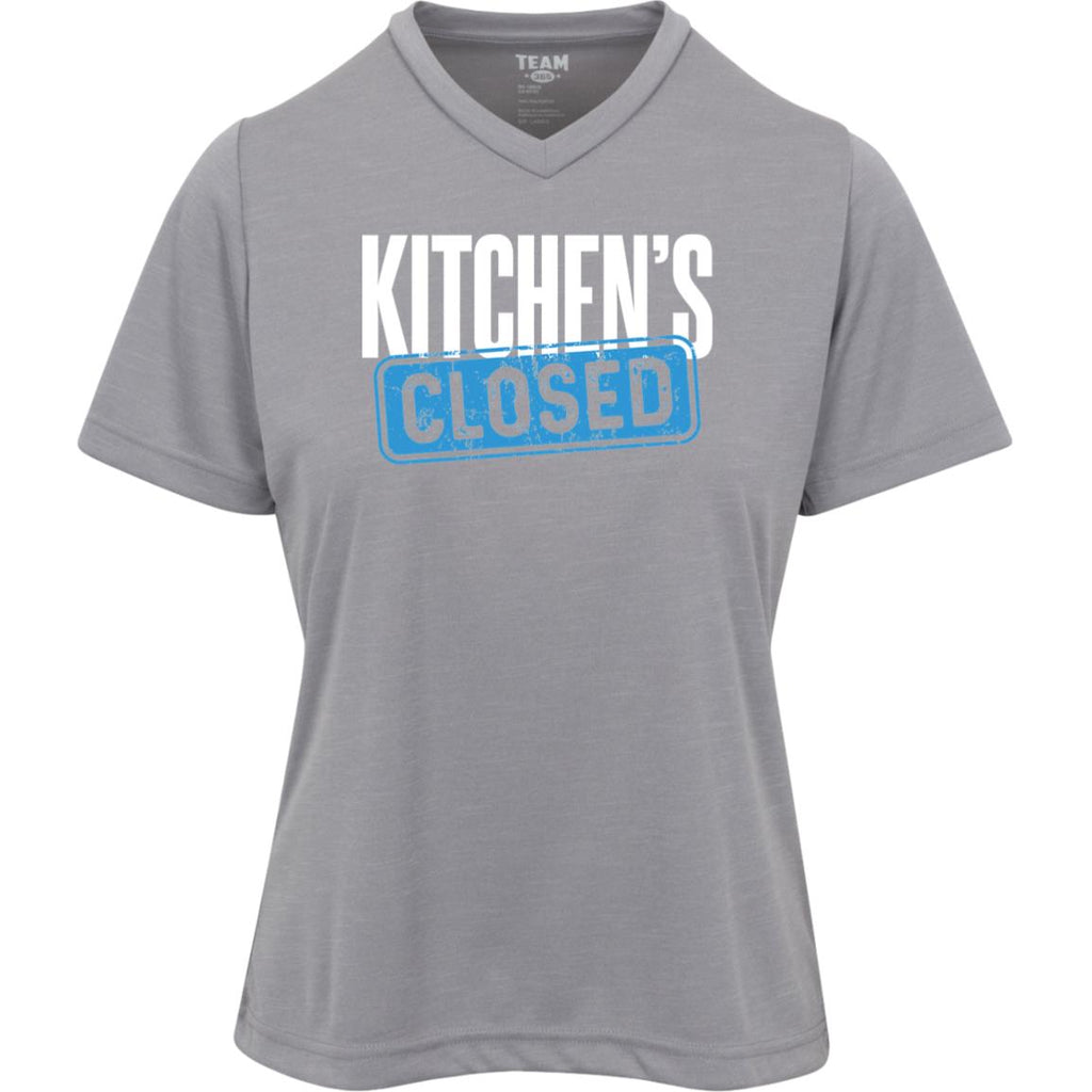 Womens Performance Kitchen Large Logo