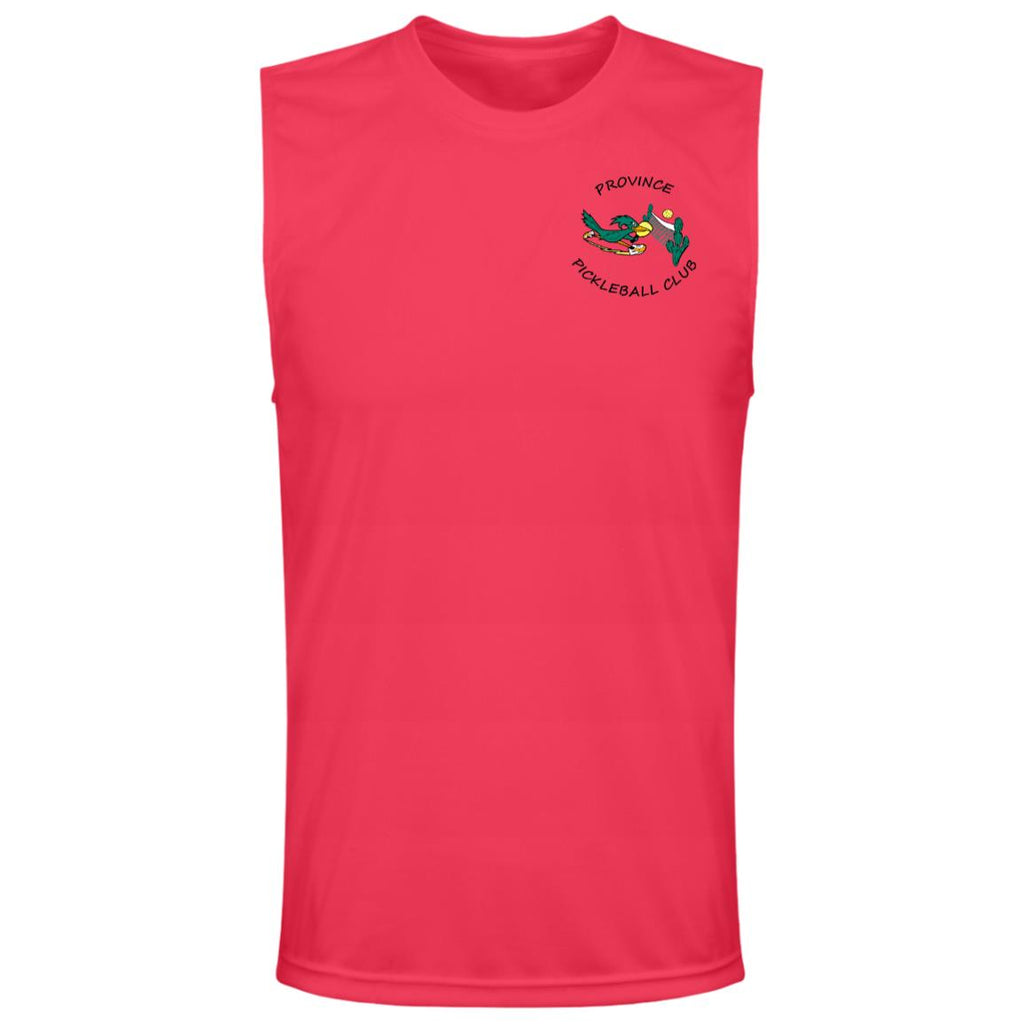 Province Mens Sleeveless Front and Back Logo