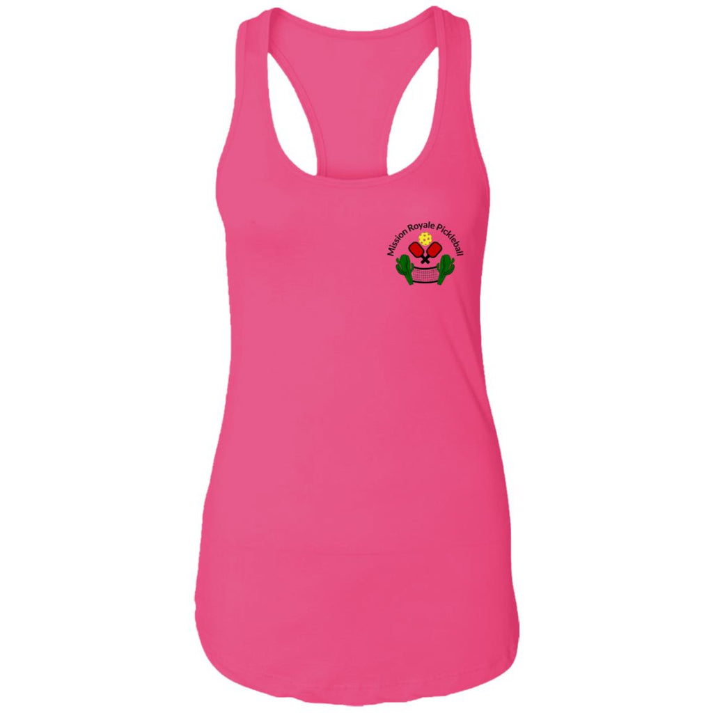 Mission Womens Racerback Small Logo