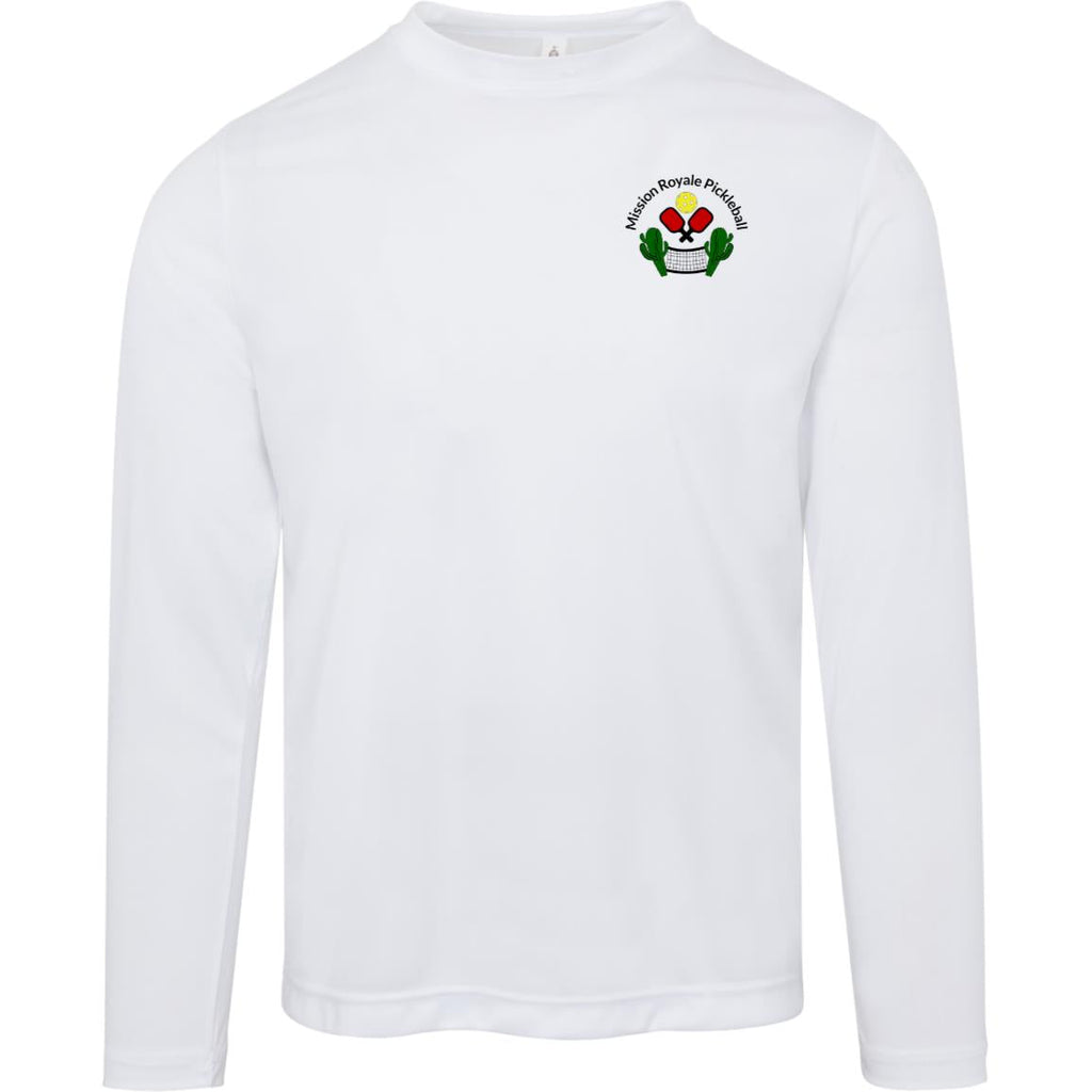 Mission Mens Performance Long Sleeve Small Logo