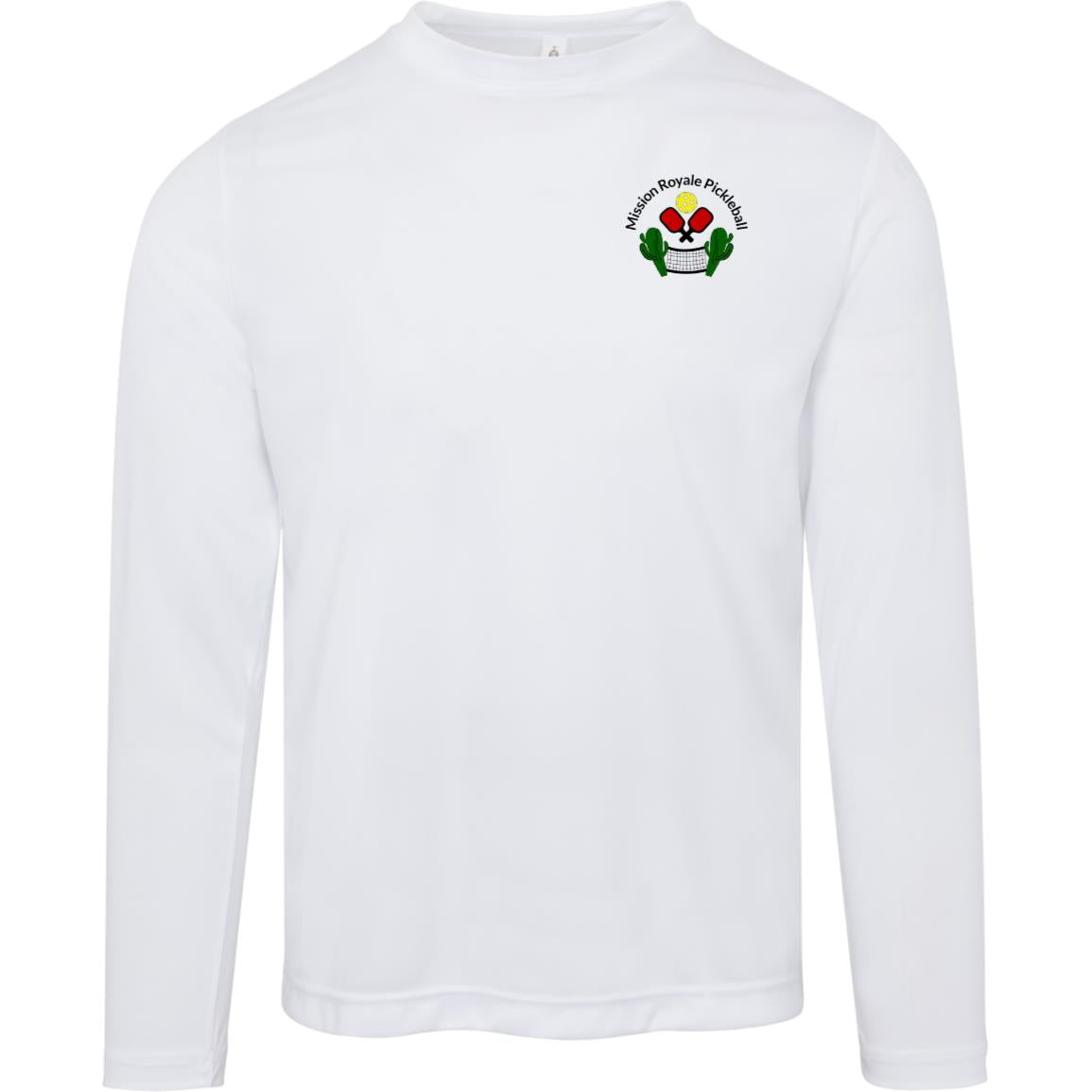 Mission Mens Performance Long Sleeve Small Logo