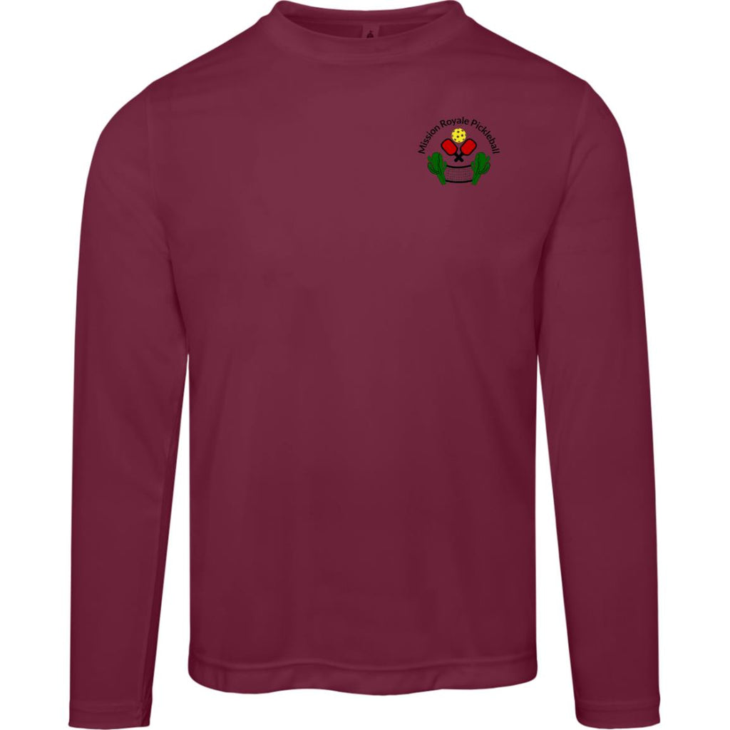 Mission Mens Performance Long Sleeve Small Logo