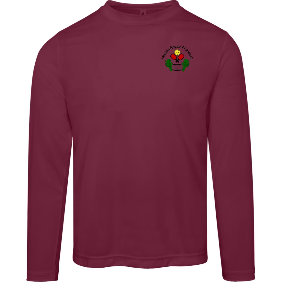 Mission Mens Performance Long Sleeve Small Logo