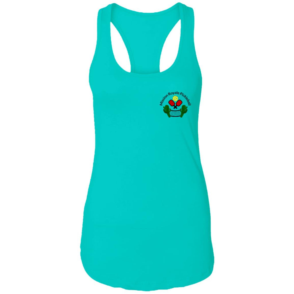 Mission Womens Racerback Small Logo