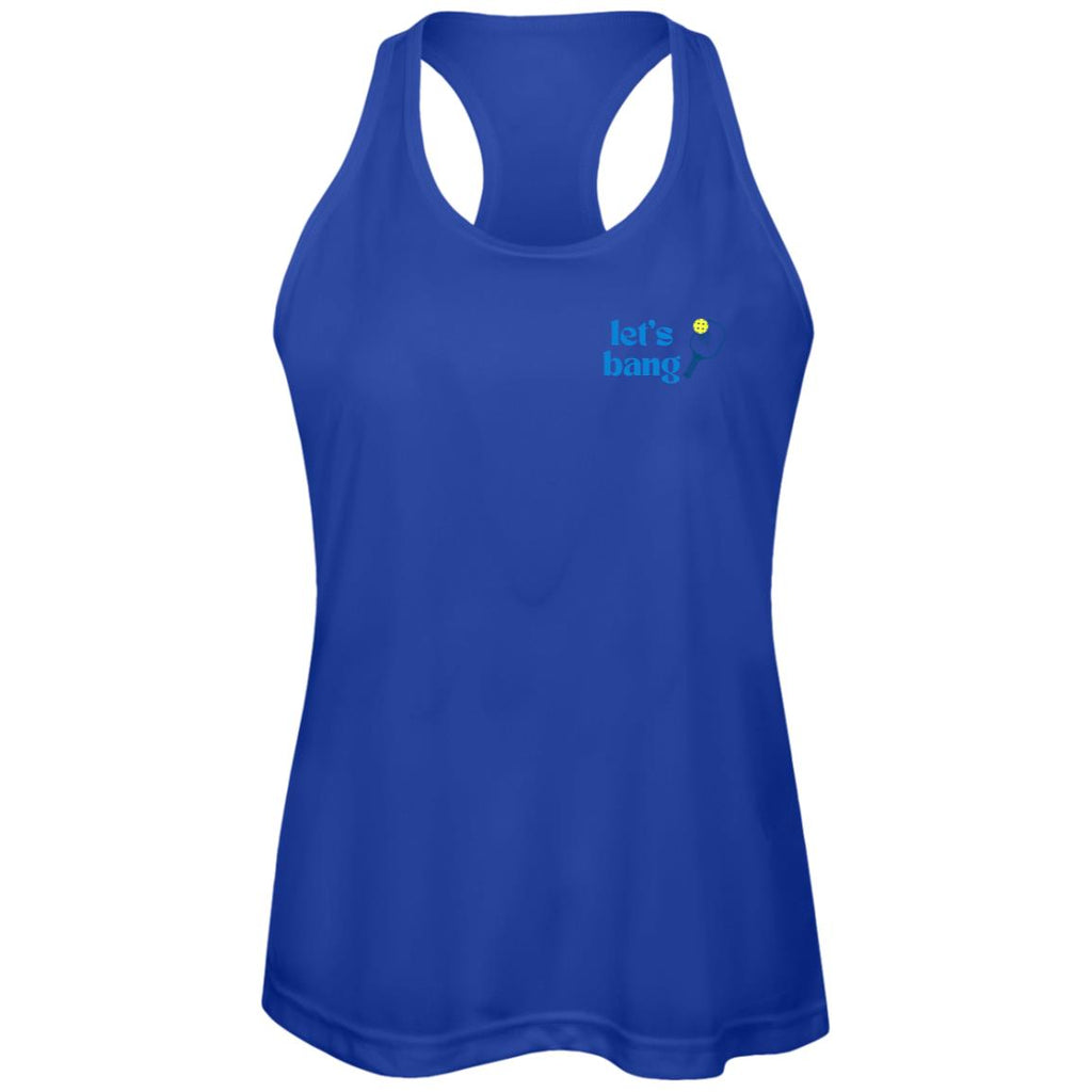Womens Lets Racerback Small Logo