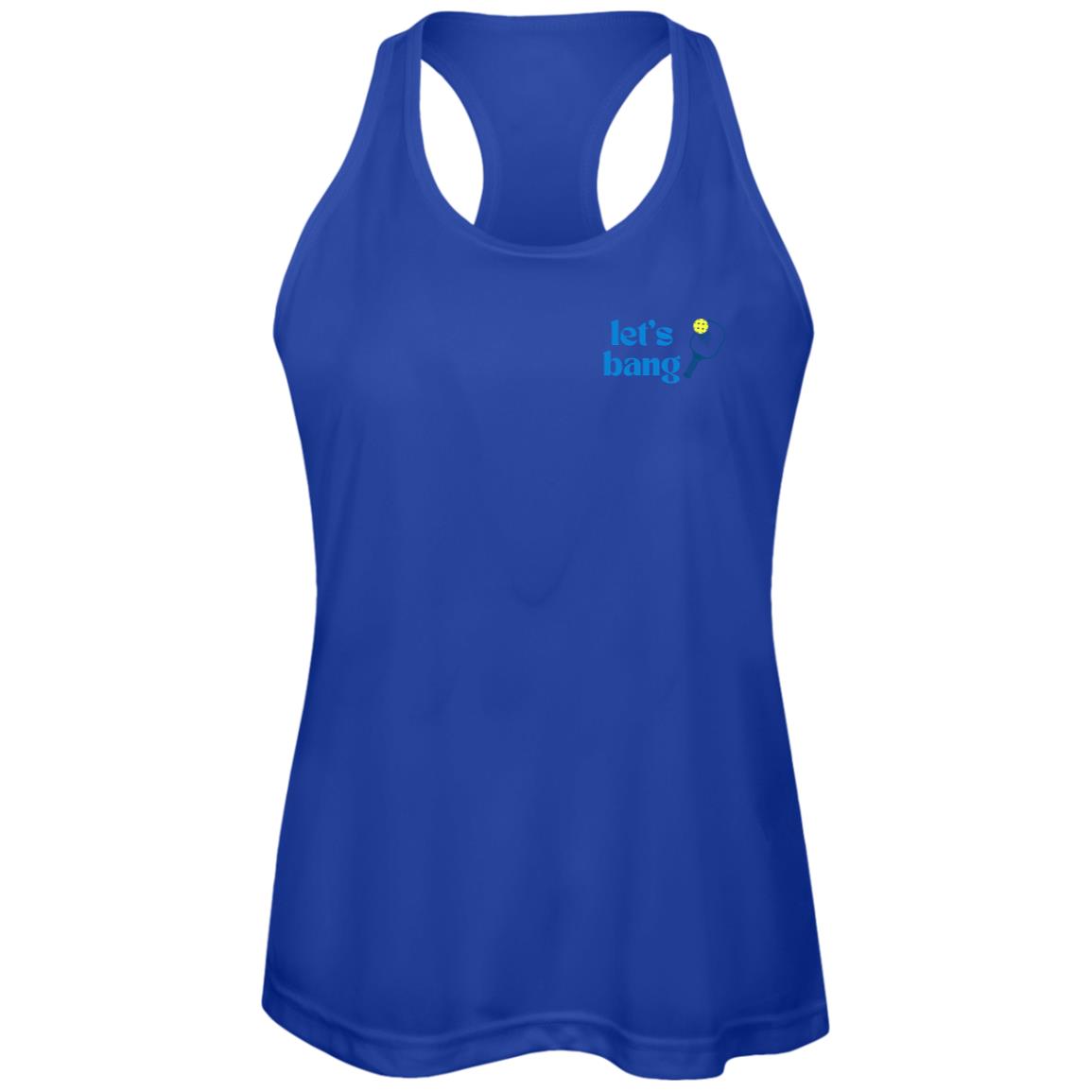 Womens Lets Racerback Small Logo