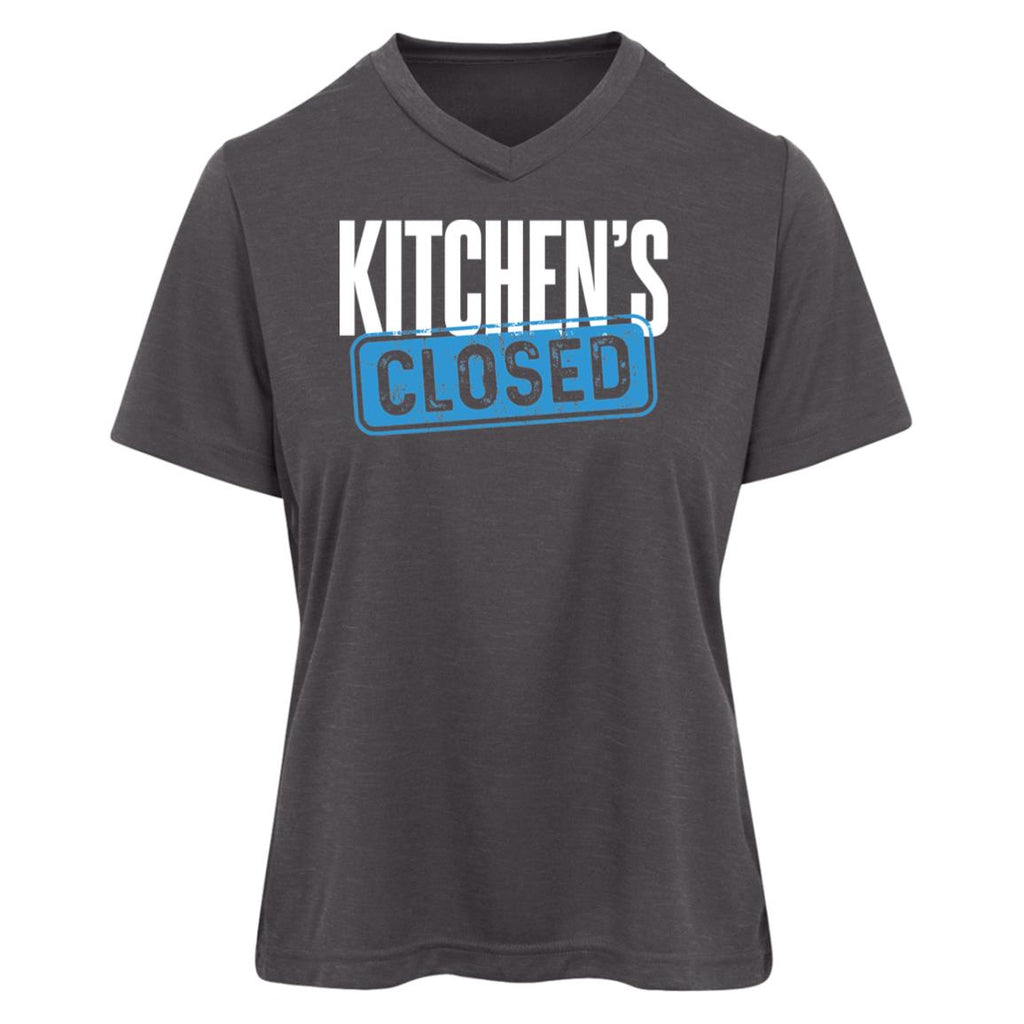 Womens Performance Kitchen Large Logo