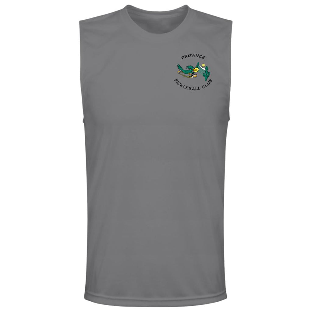 Province Mens Sleeveless Front and Back Logo