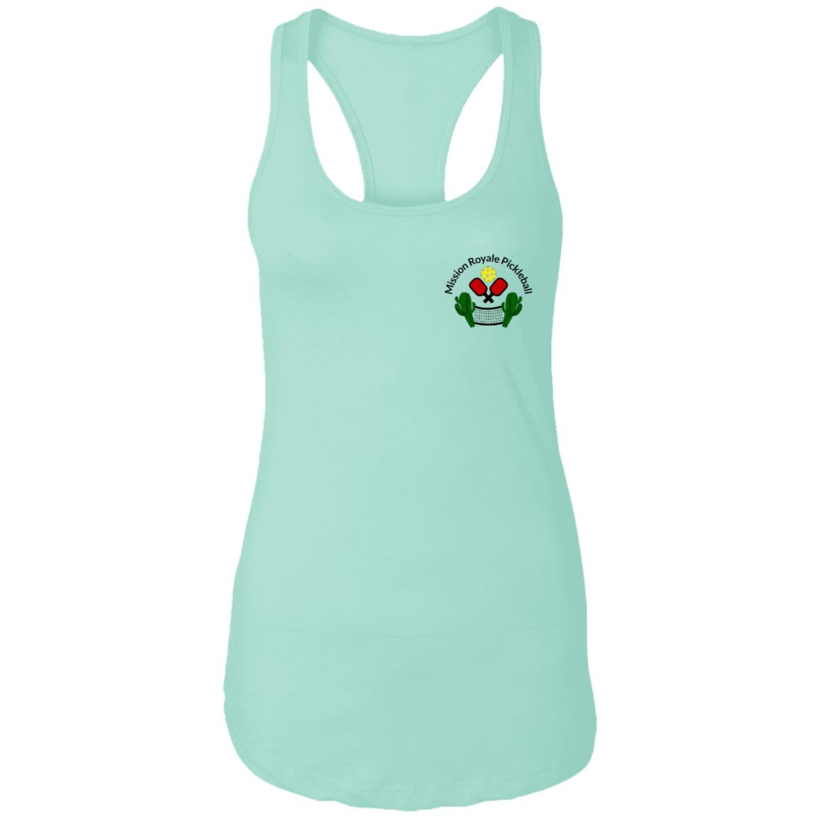 Mission Womens Racerback Small Logo
