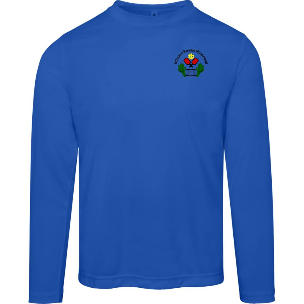 Mission Mens Performance Long Sleeve Small Logo