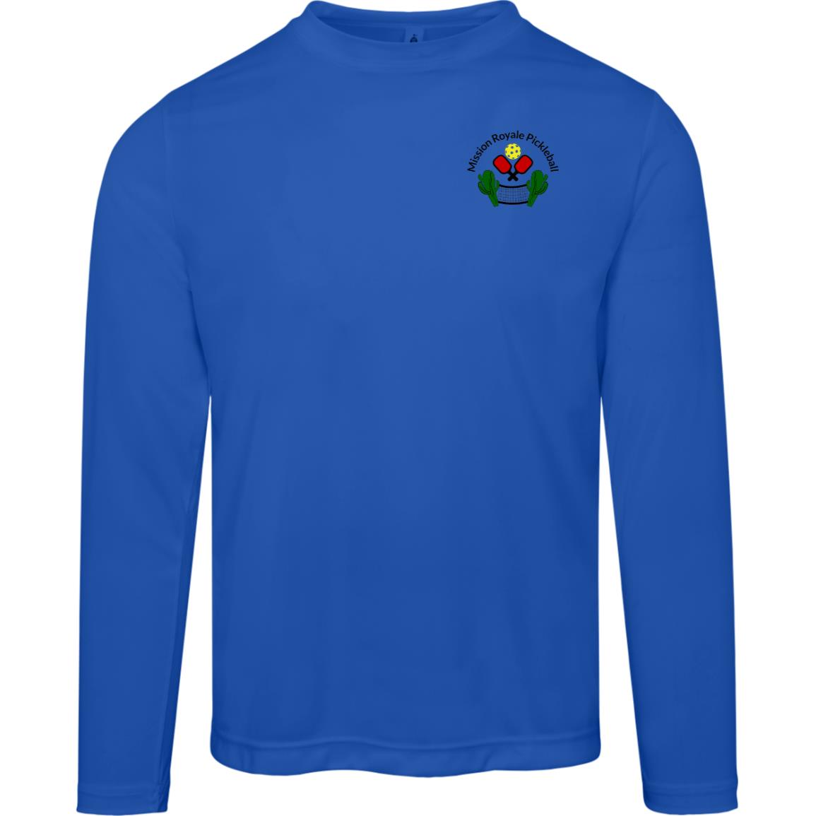 Mission Mens Performance Long Sleeve Small Logo