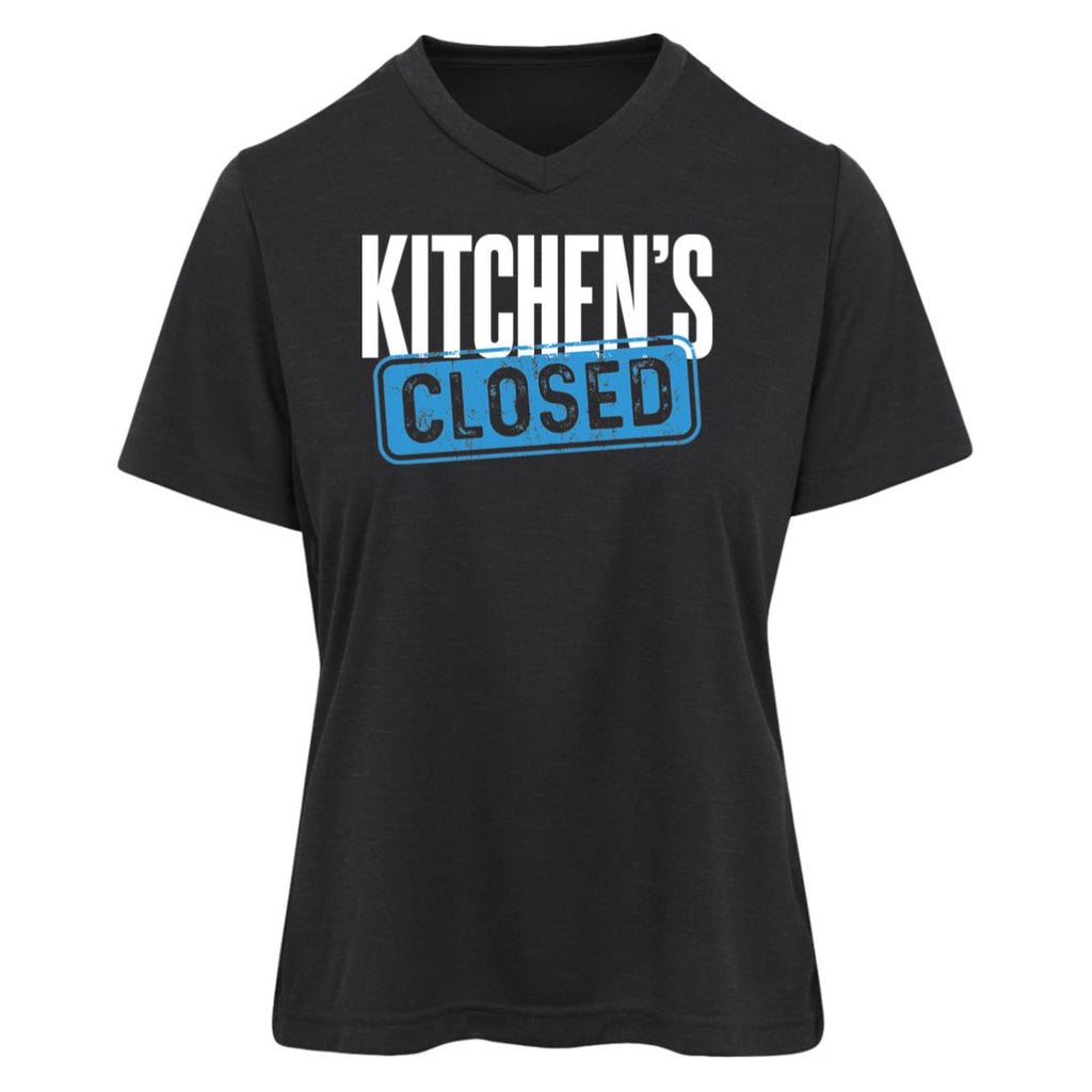 Womens Performance Kitchen Large Logo