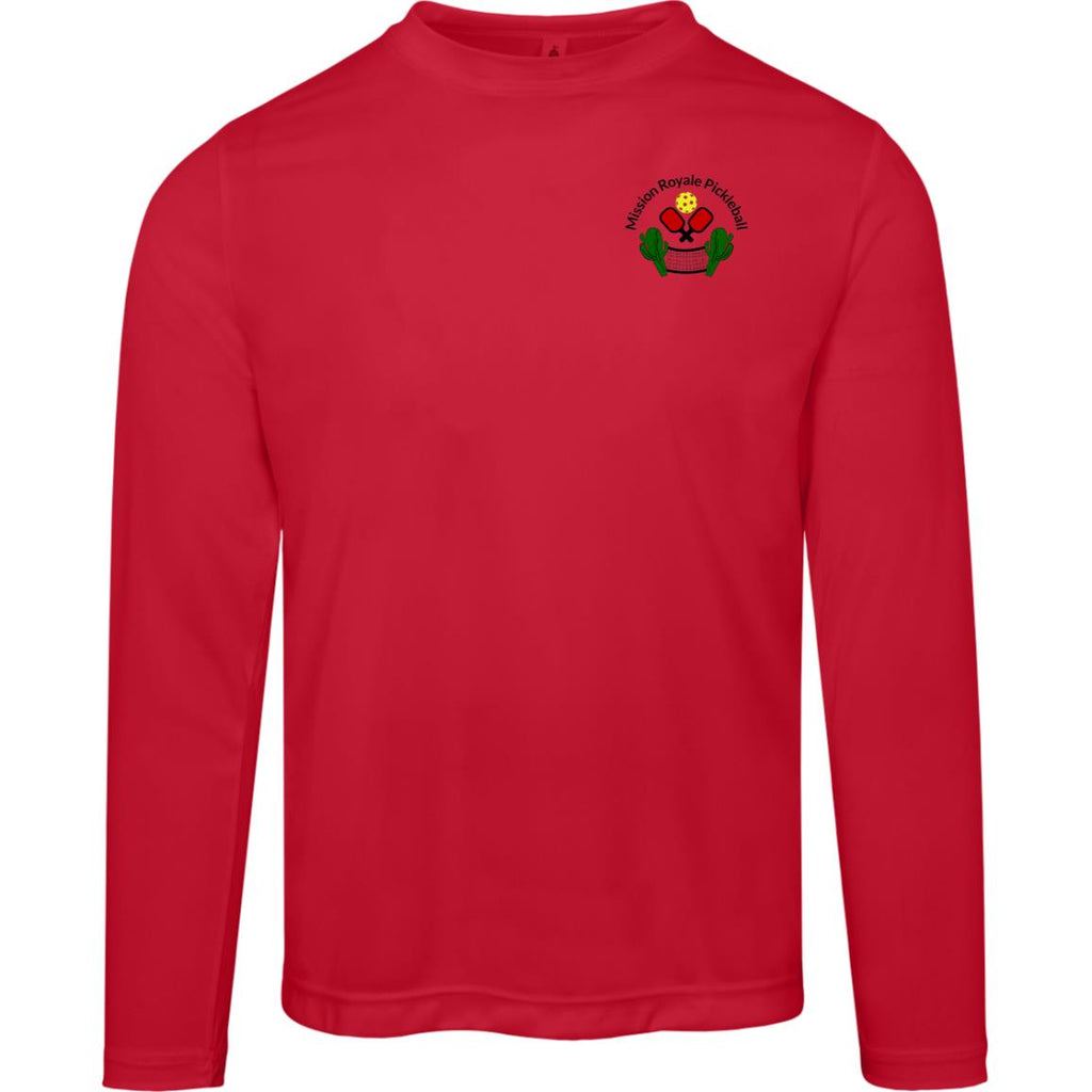 Mission Mens Performance Long Sleeve Small Logo