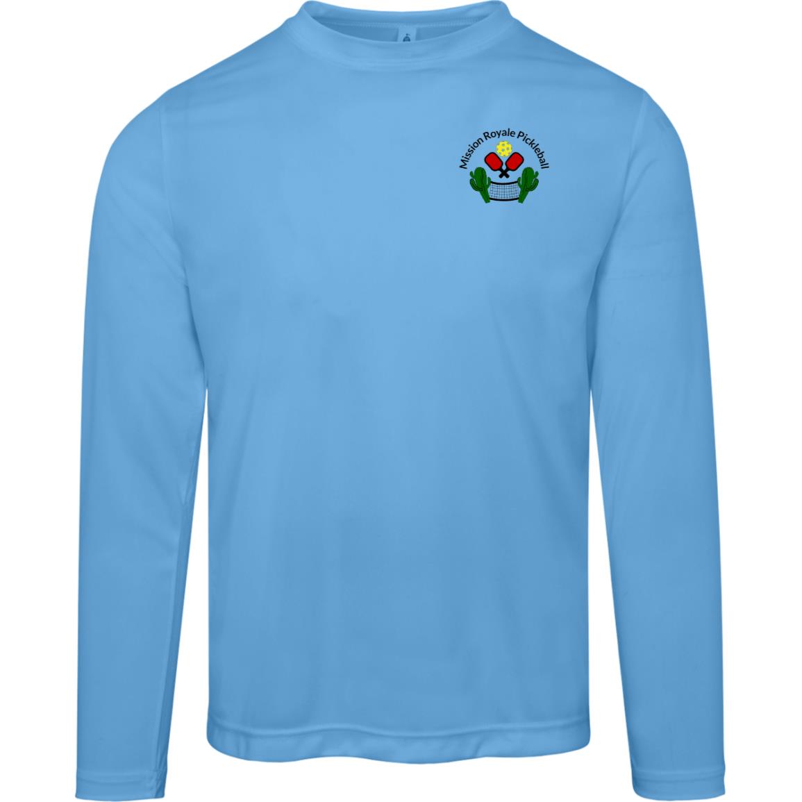 Mission Mens Performance Long Sleeve Small Logo