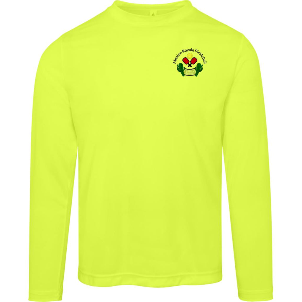 Mission Mens Performance Long Sleeve Small Logo