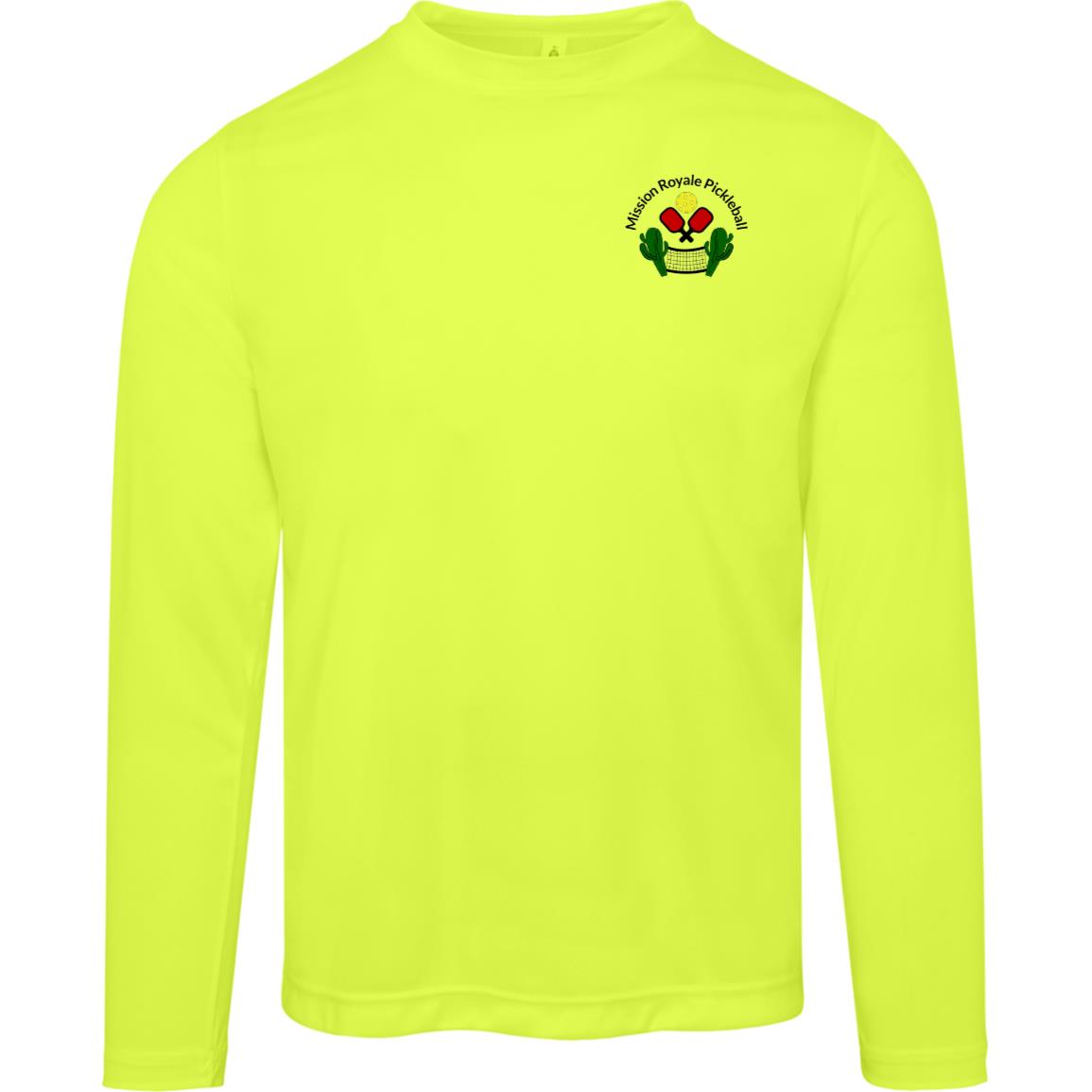 Mission Mens Performance Long Sleeve Small Logo