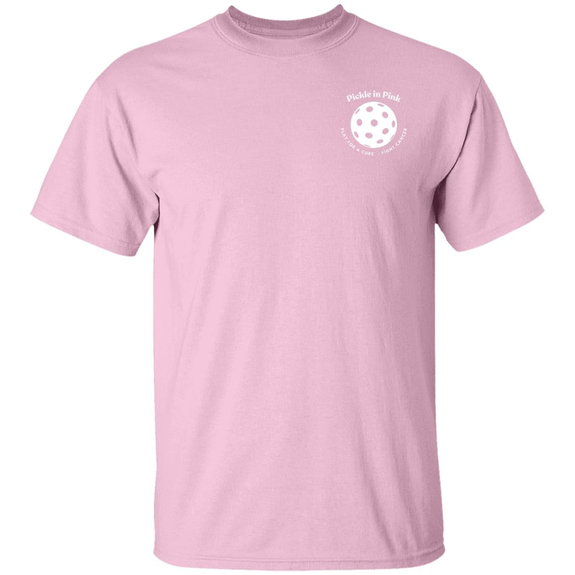 Mens Pink Cotton White Logo