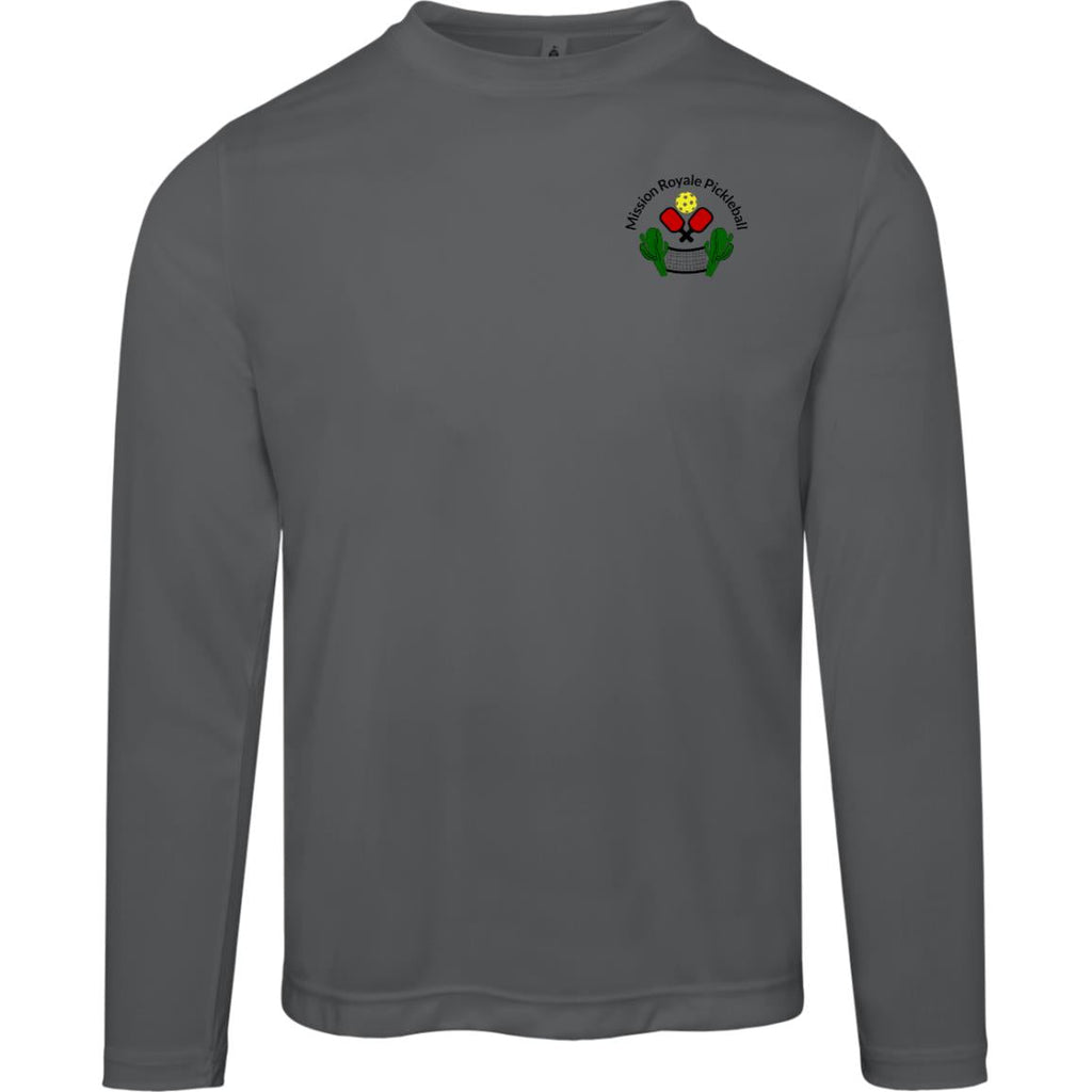 Mission Mens Performance Long Sleeve Small Logo