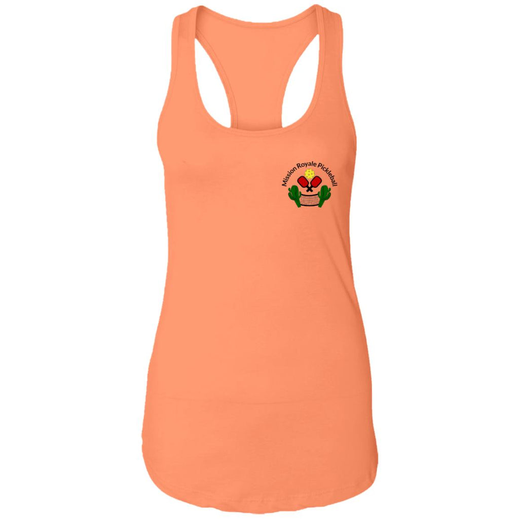 Mission Womens Racerback Small Logo