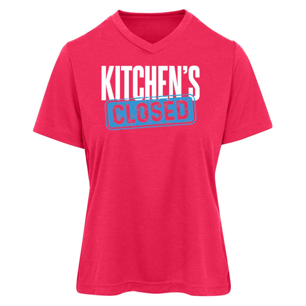 Womens Performance Kitchen Large Logo