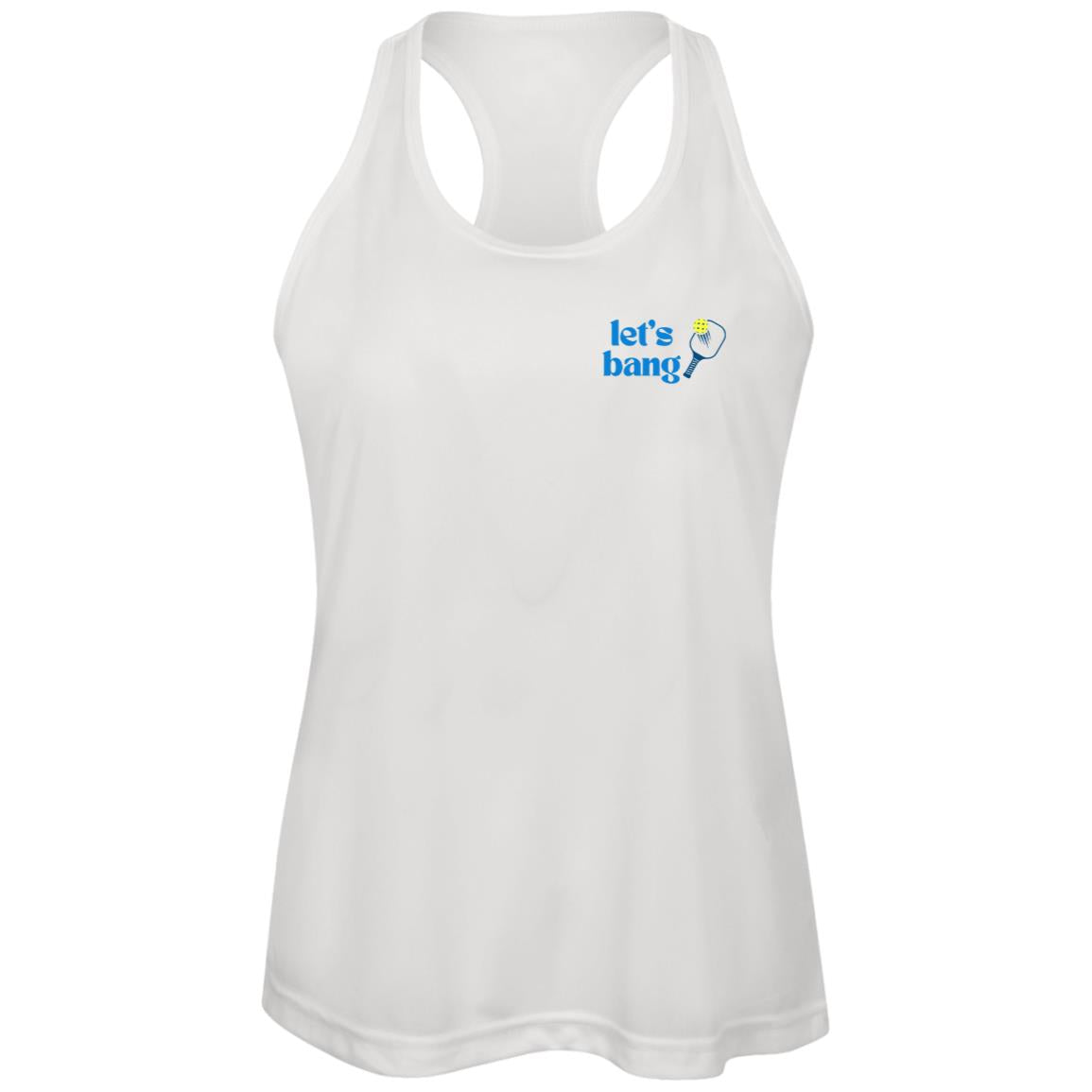 Womens Lets Racerback Small Logo