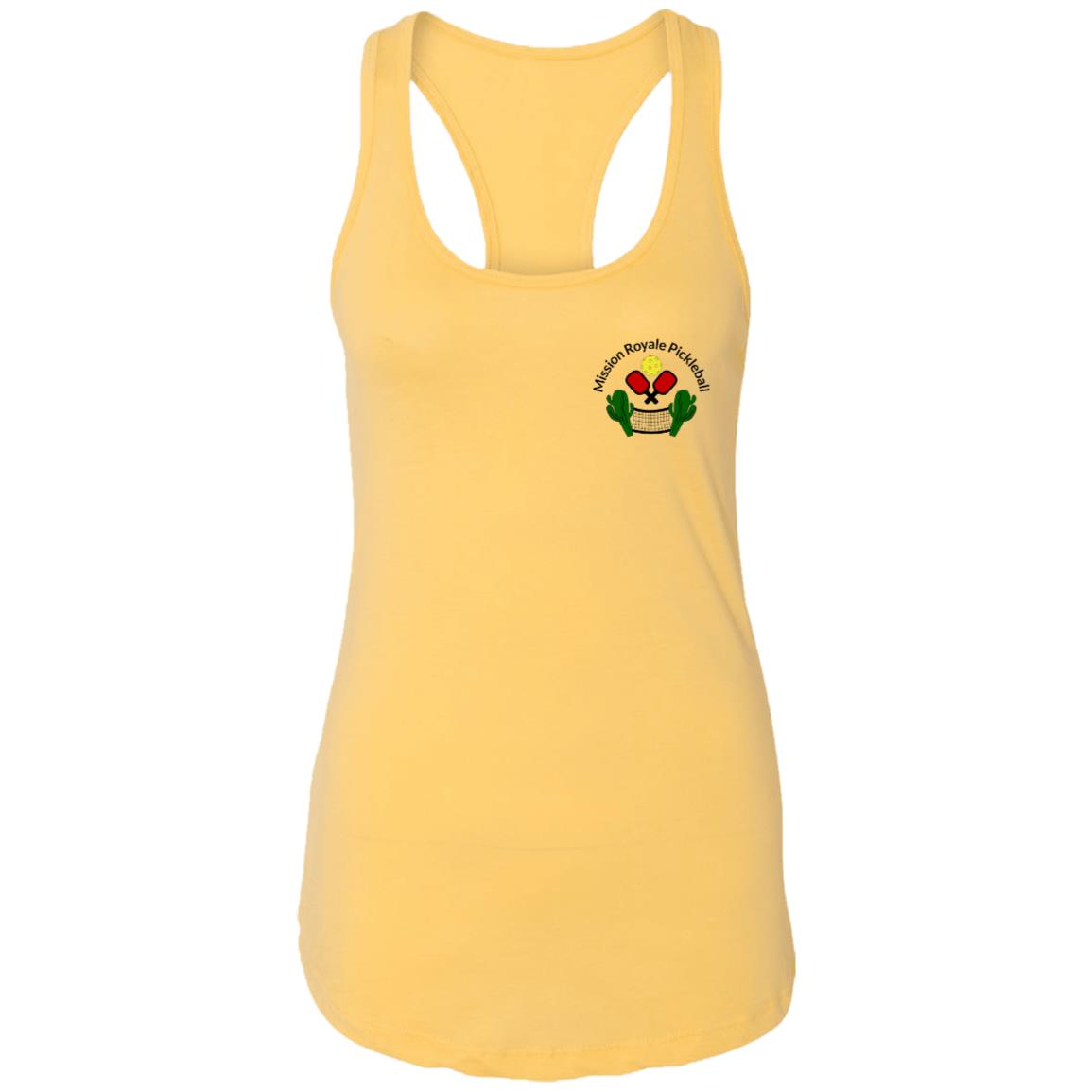 Mission Womens Racerback Small Logo