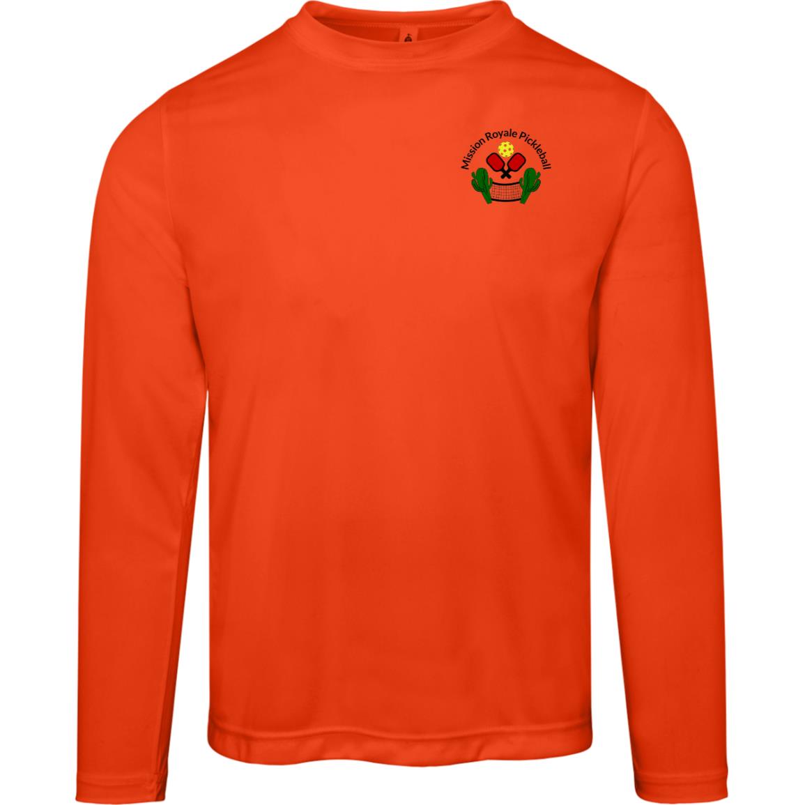 Mission Mens Performance Long Sleeve Small Logo