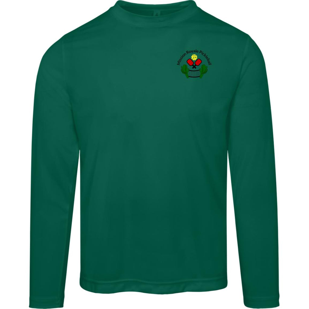 Mission Mens Performance Long Sleeve Small Logo