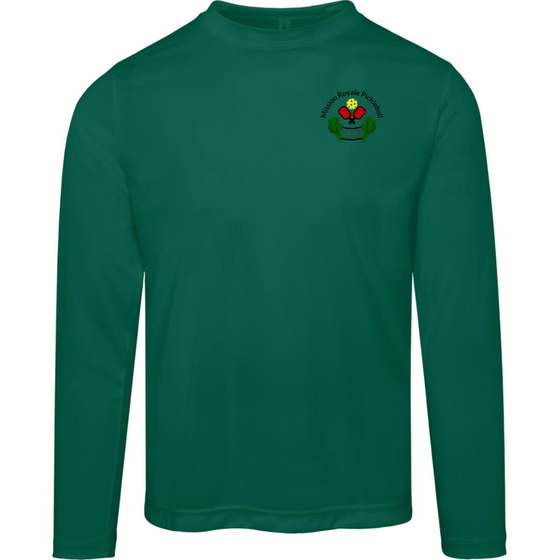 Mission Mens Performance Long Sleeve Small Logo