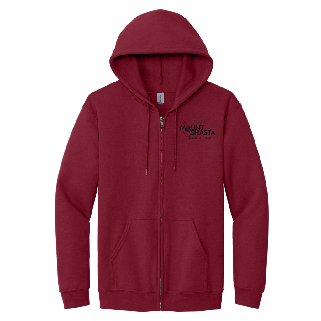 Shasta Unisex Full Zip Hoodie Main Logo