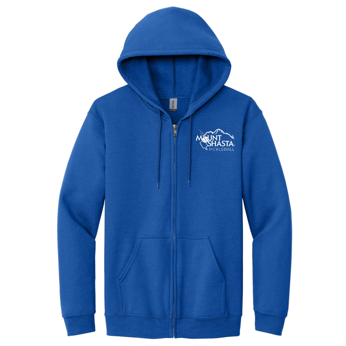 Shasta Unisex Full Zip Hoodie Main Logo