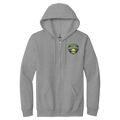 PebbleCreek Unisex Full Zip Hoodie Main Logo