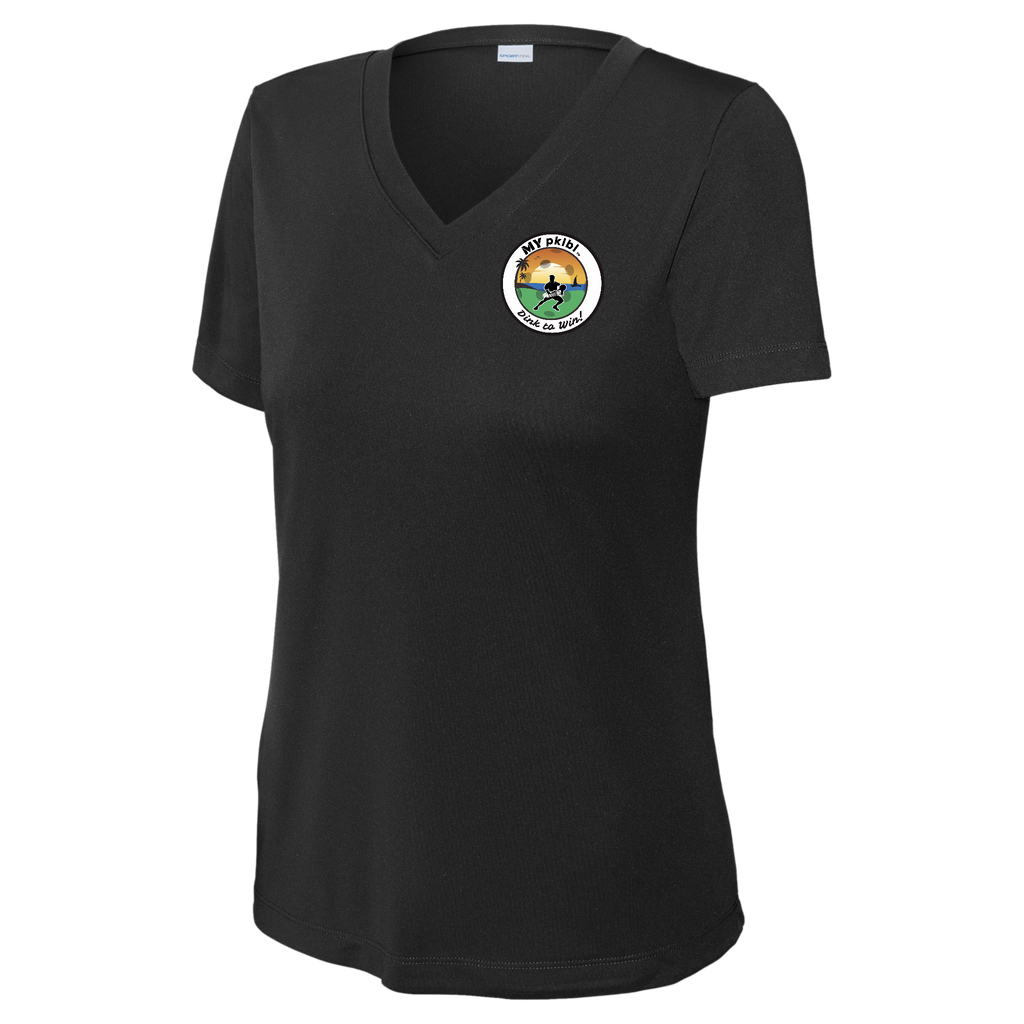My pklbl Womens Short Sleeve V Neck