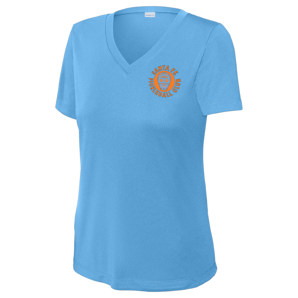 Santa Fe Womens Short Sleeve V Neck Small Logo