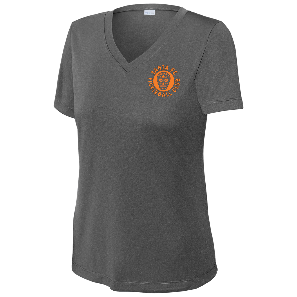 Santa Fe Womens Short Sleeve V Neck Small Logo
