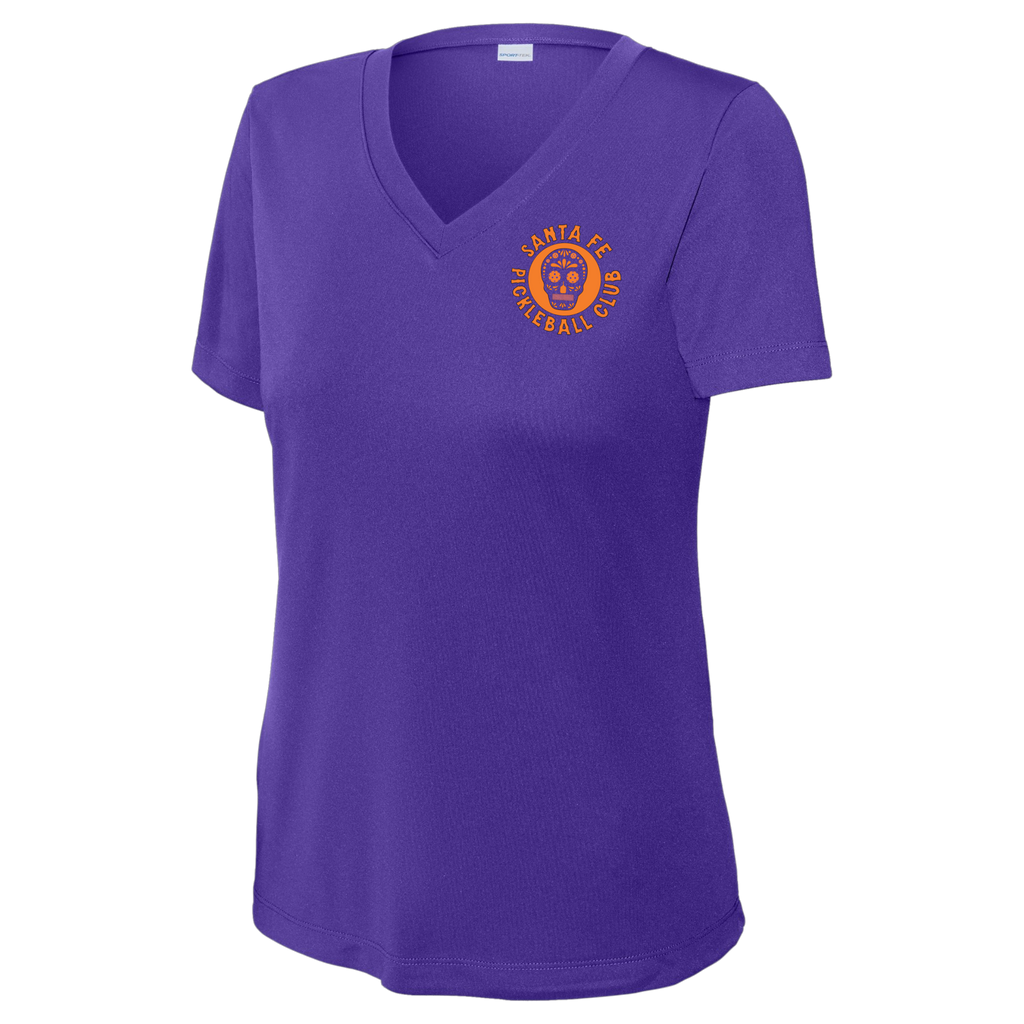 Santa Fe Womens Short Sleeve V Neck Small Logo