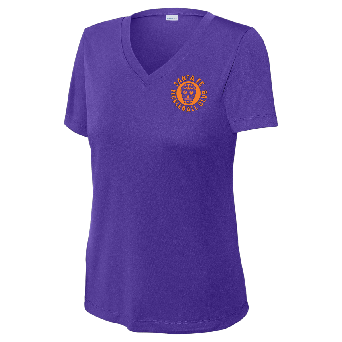 Santa Fe Womens Short Sleeve V Neck Small Logo