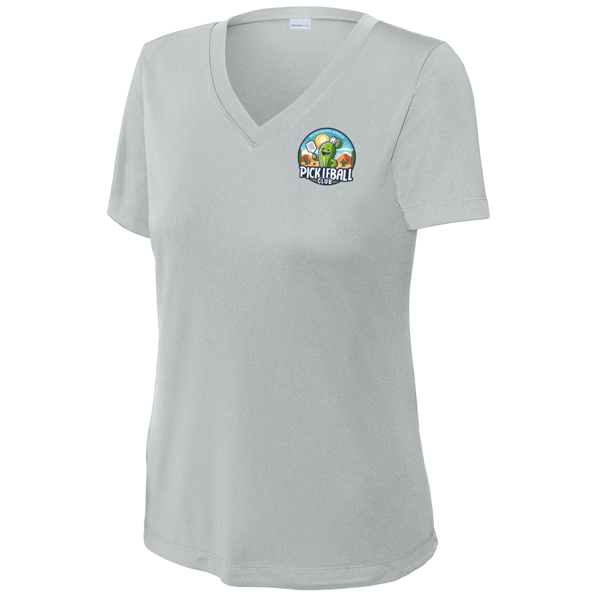 Wickenburg Womens Short Sleeve V Neck Small Logo