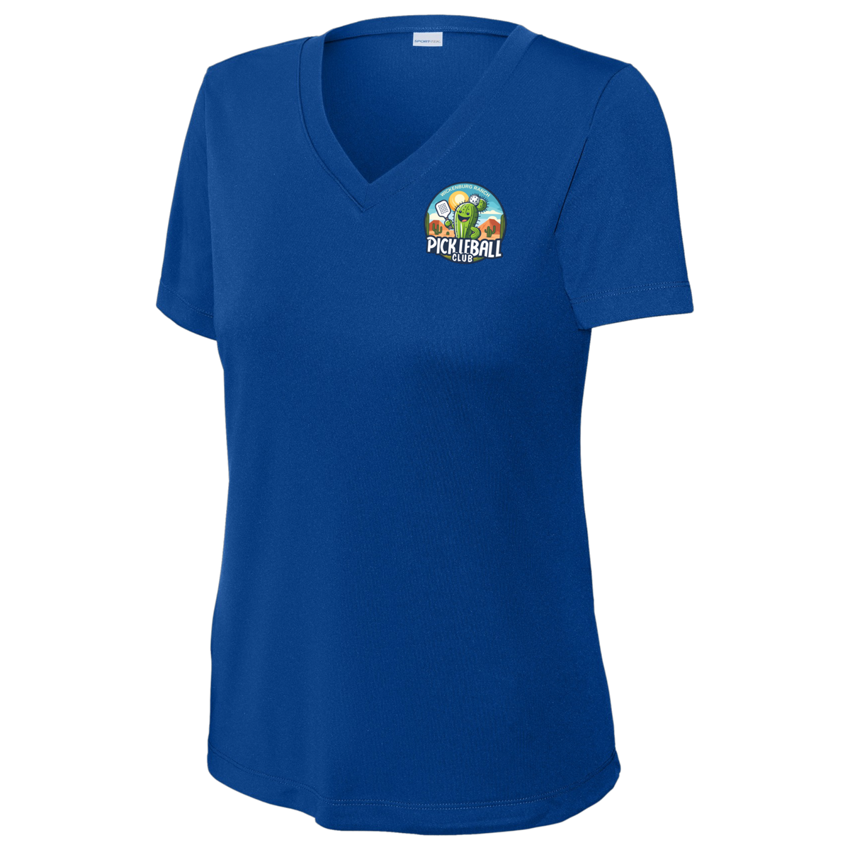 Wickenburg Womens Short Sleeve V Neck Small Logo