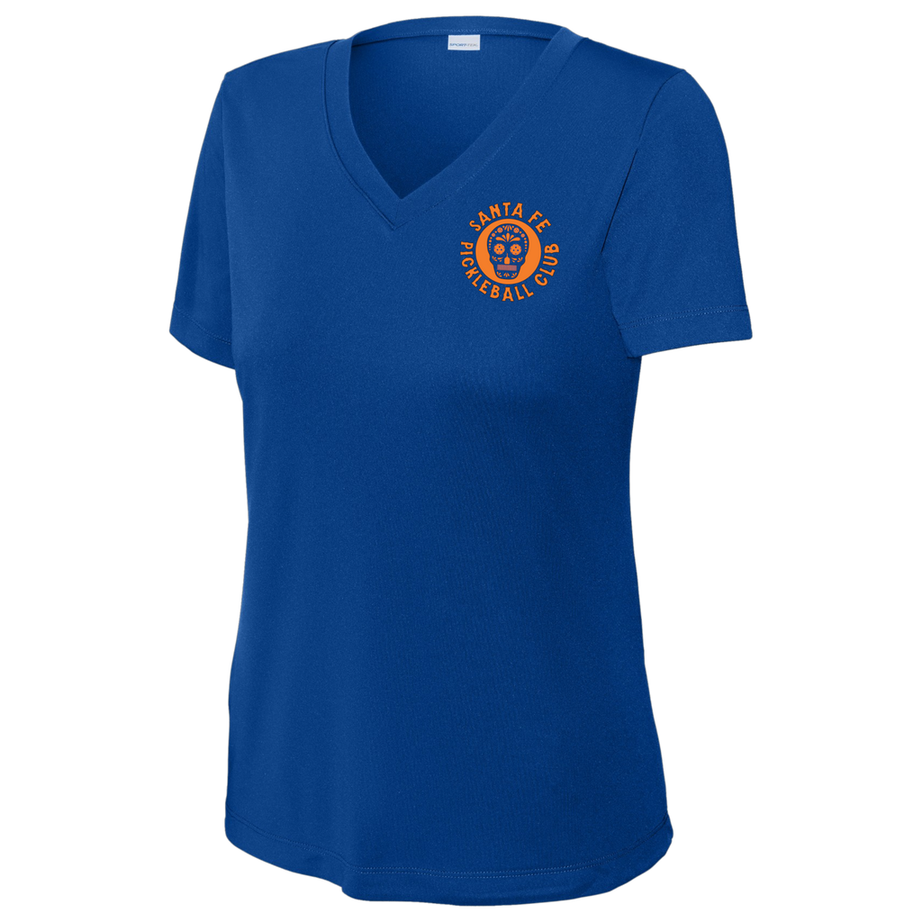 Santa Fe Womens Short Sleeve V Neck Small Logo