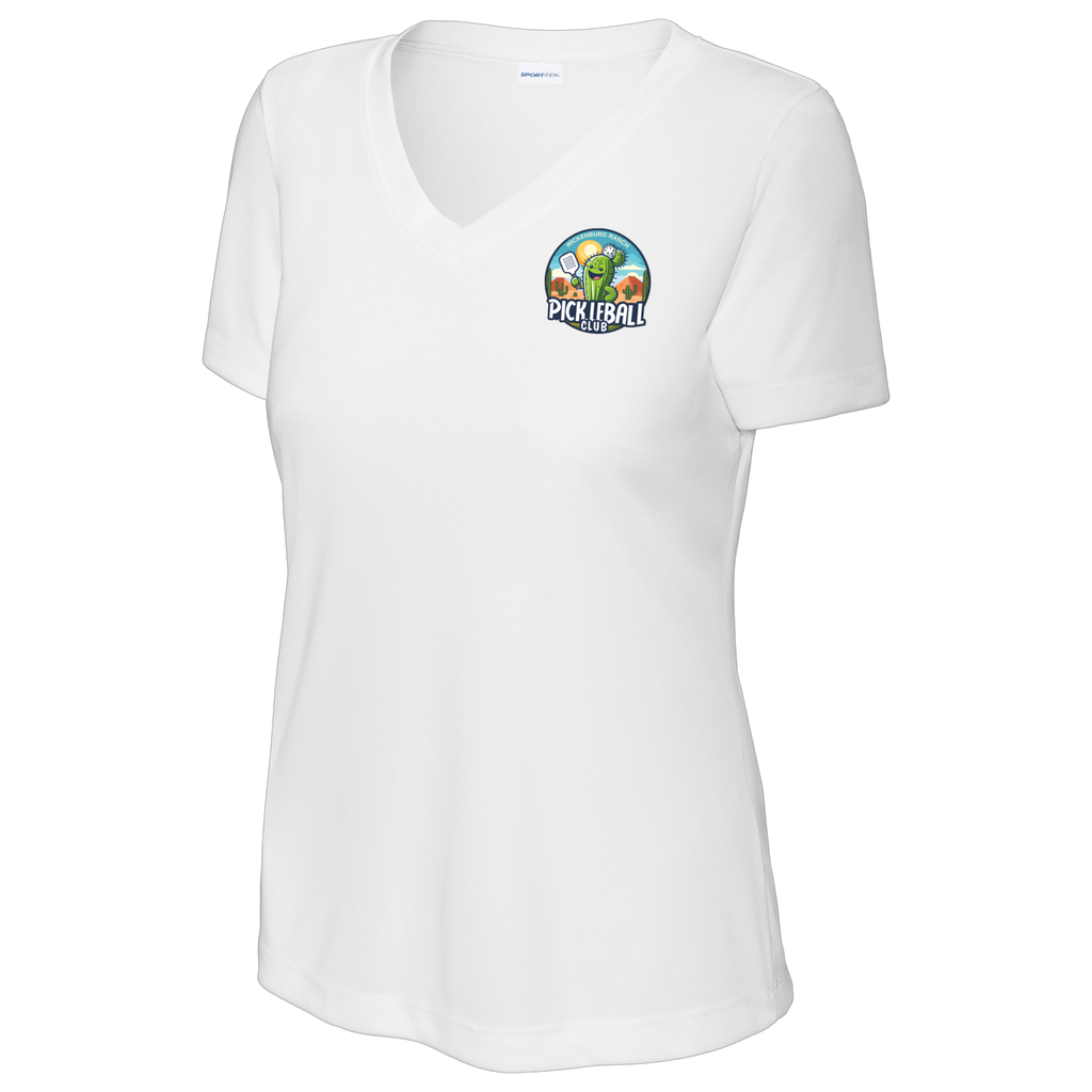 Wickenburg Womens Short Sleeve V Neck Small Logo