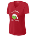 Be Merry Womens Short Sleeve V Neck Performance