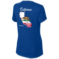 My pklbl Womens Short Sleeve V Neck Cali Logo